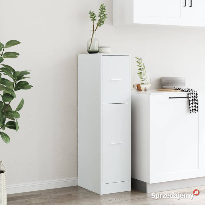 Szafka apteczna biała 30x41x118 materiał Pozostałe mazowieckie Warszawa