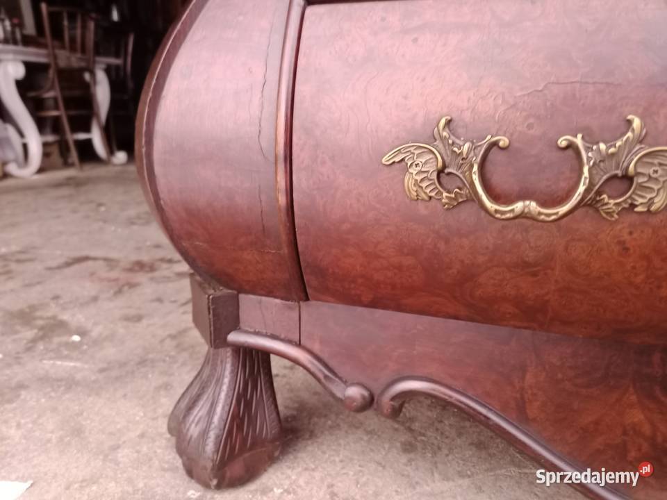 Sekretarzyk Rzeźbiony Orzech Włochy śląskie Kozy