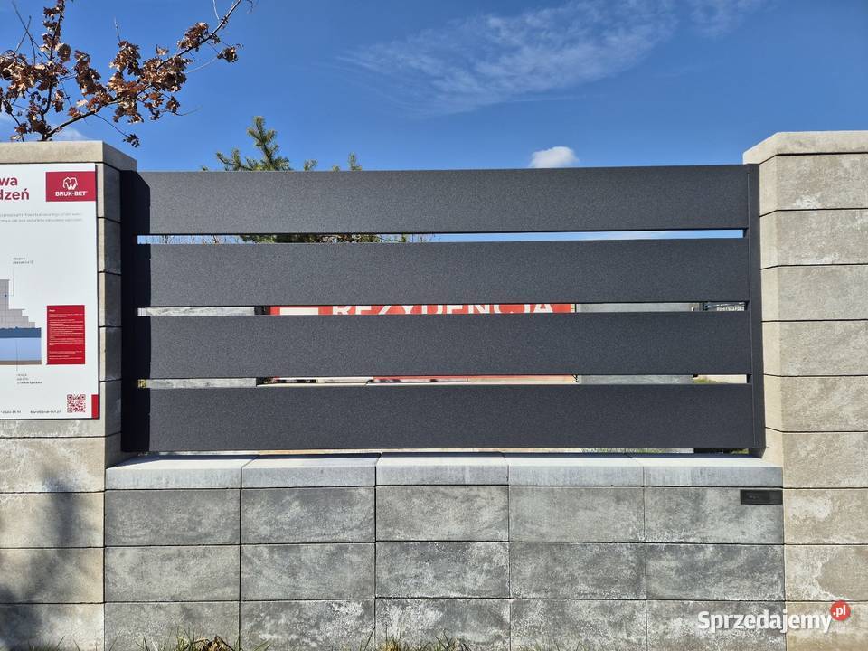 Przęsło ogrodzeniowe brama furtka Piotrowiec