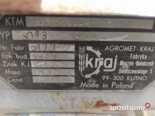 Siewnik zbożowy poznaniak 1989 Oleśnica