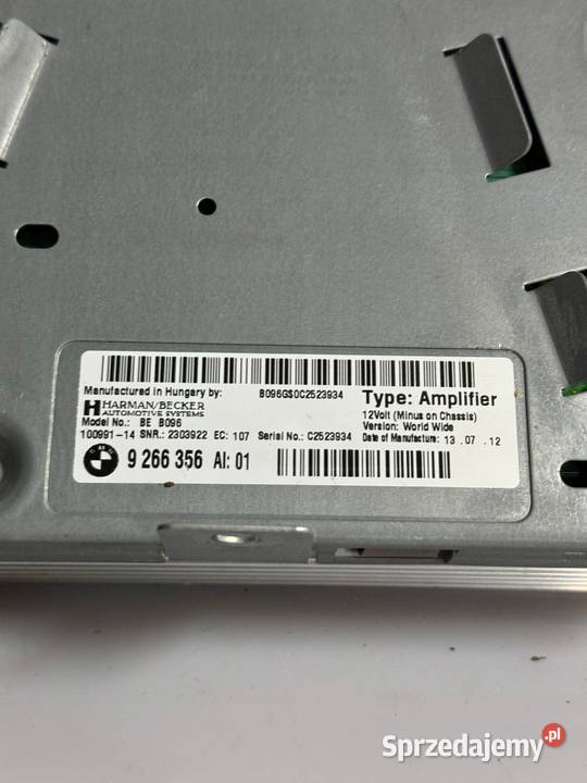 BMW F11 WZMACNIACZ SYSTEMU HIFI HARMAN BECKER
