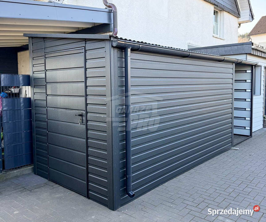 Schowek domek ogrodowy 2x4 m drzwi dach spad w Ogród Poznań