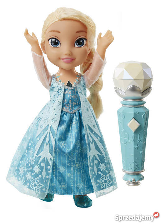 Jakks Disney Frozen Śpiewająca Elsa z Mikrofonem 3 lata+ Lalki i akcesoria Mieszków