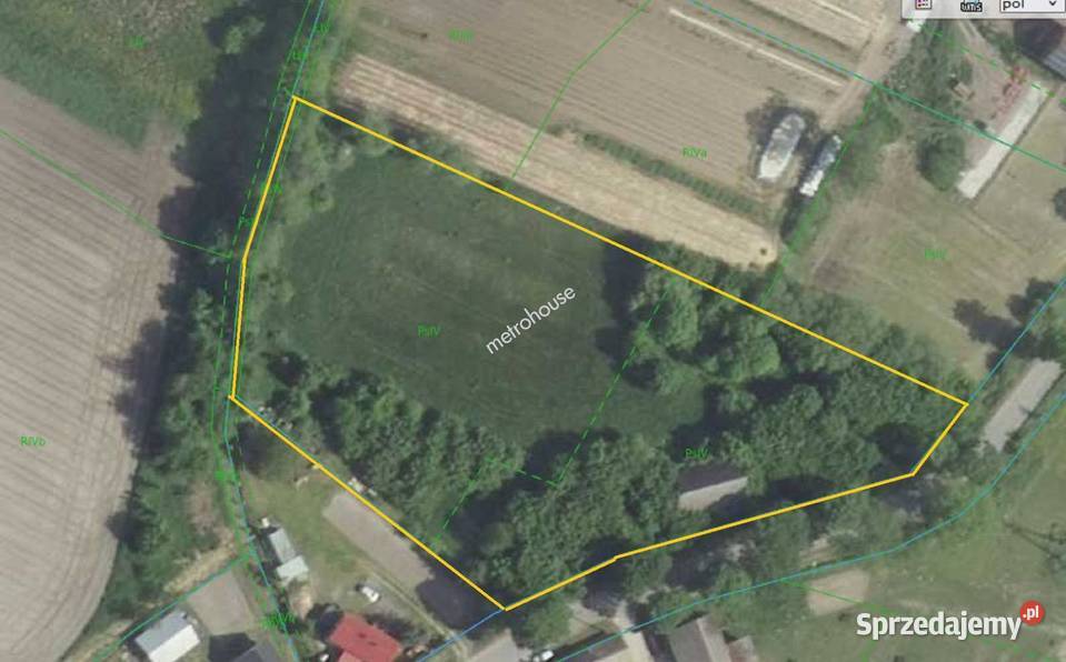Działka inwestora Brzezie Trzebnica