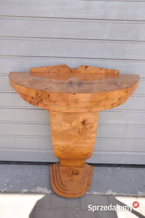 Drewniany Stolik Kawowy Art Deco Konsola Stół małopolskie