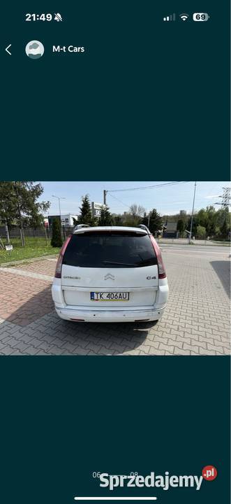 Citroen C4 Grand Picasso Navi Skory Xenon Rok produkcji 2011 C4 Grand Picasso Kielce