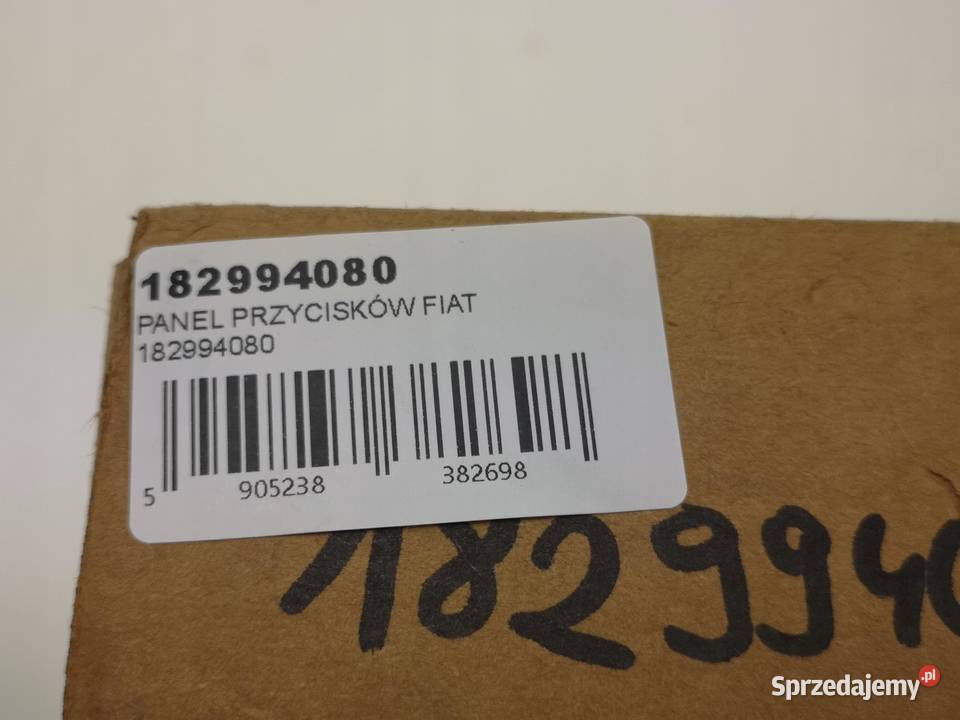 PANEL PRZYCISKÓW FIAT FIORINO 19932000 182994080 sprzedam