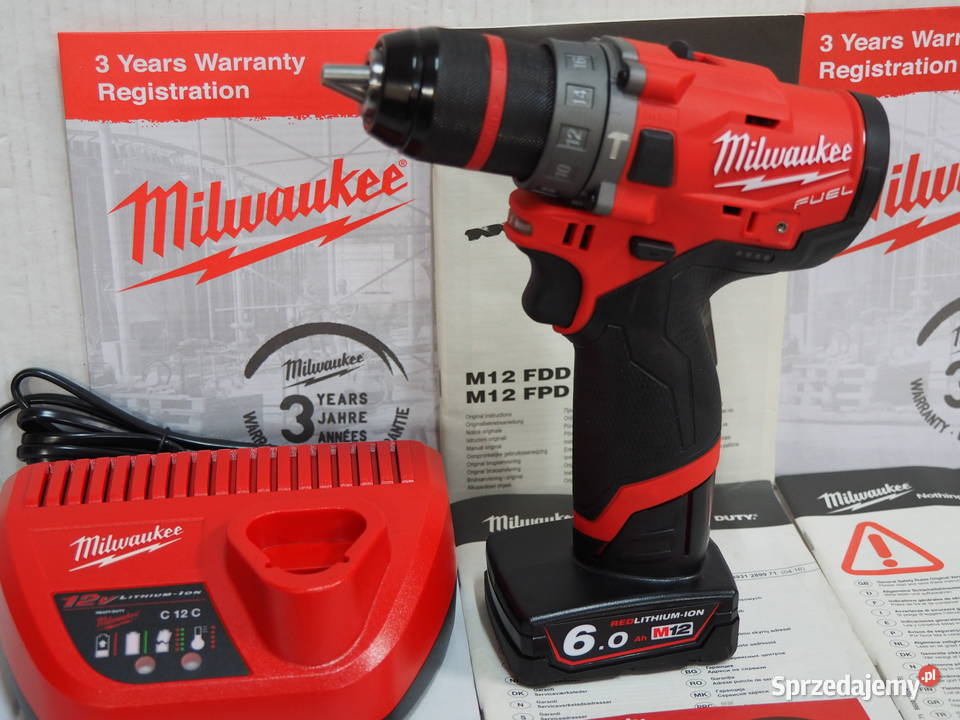 MILWAUKEE M12 FPD wkretarka udarowa wiertarka Baszkówka