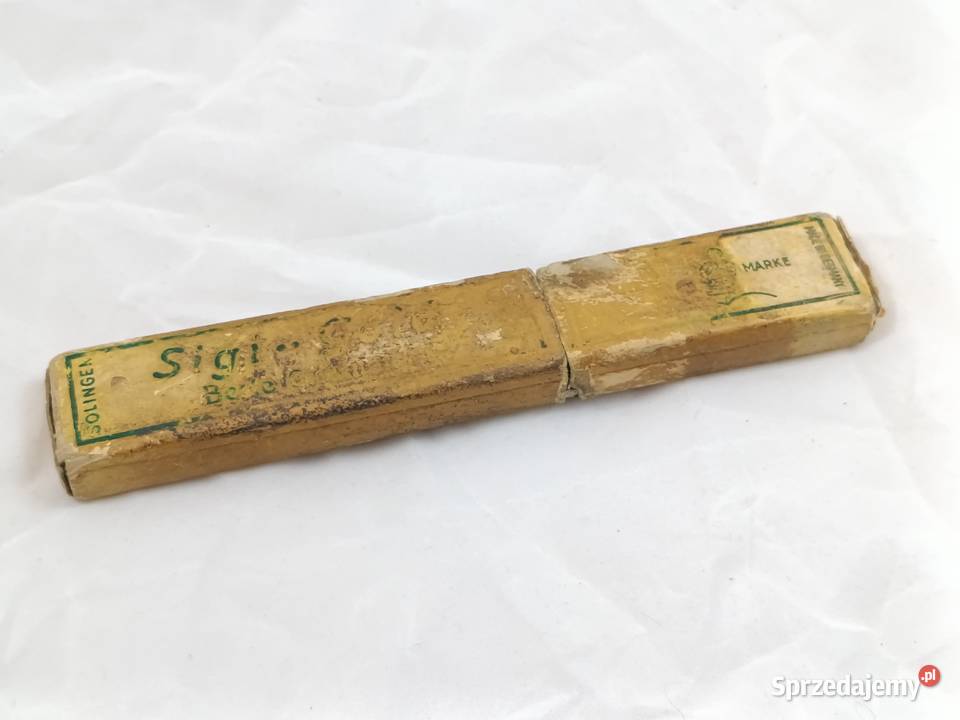 Brzytwa Solingen Sigi Gold 200 Antyki Łódź