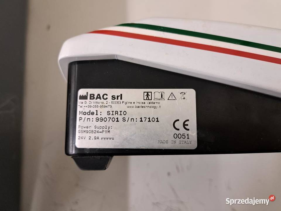 BAC SIRIO Urządzenie do terapii kawitacyjnej 38