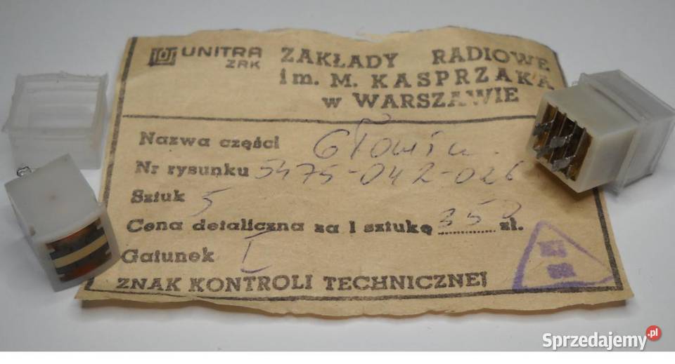 Głowica magnetofonowa K243 ZRK Unitra