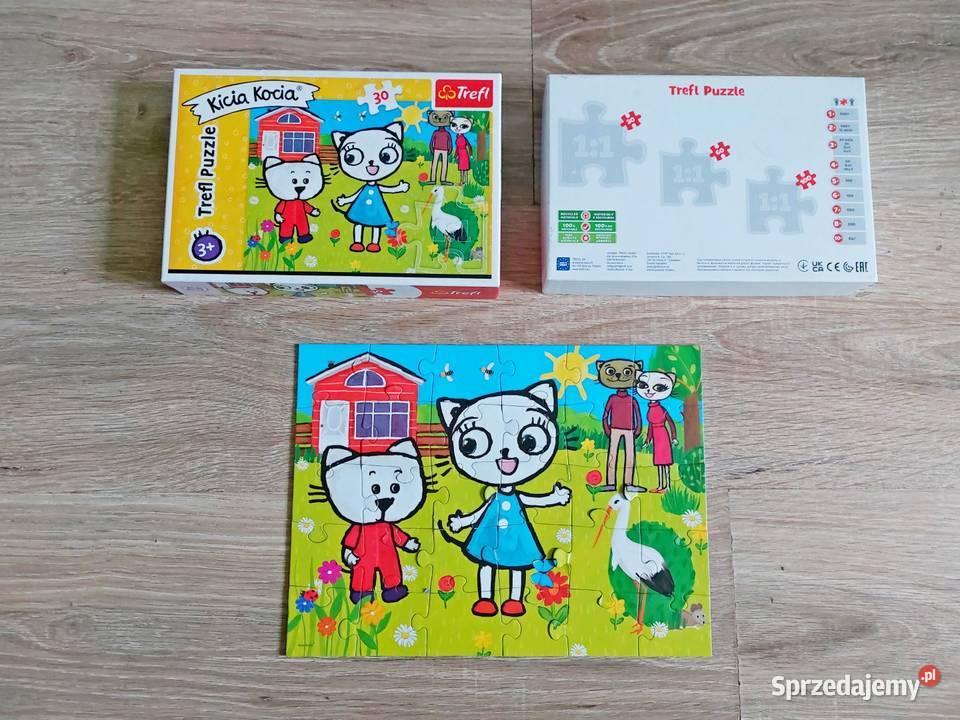 Kicia Kocia puzzle 30elementów Trefl Kraków Dla Dziecka