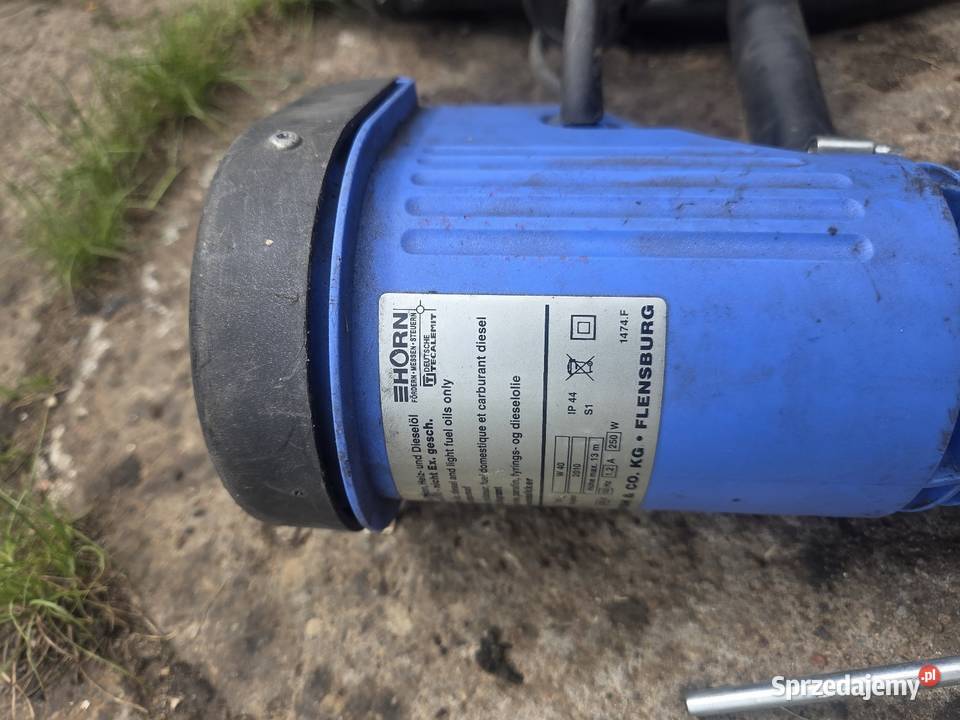 pompa z pitoletem do tankowania diesla innych Hajnówka sprzedam