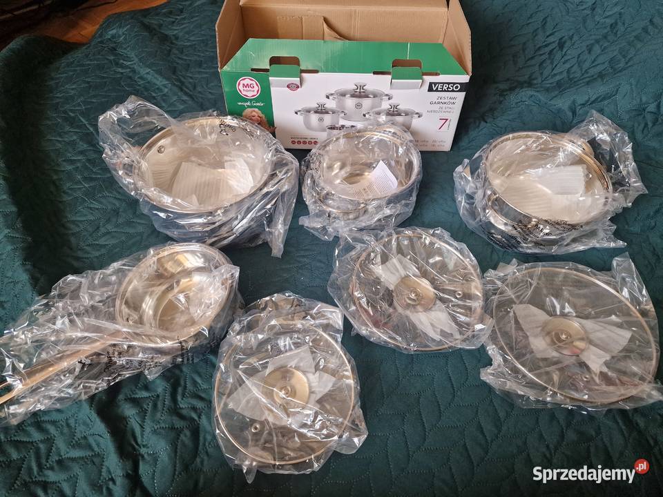 NOWY Zestaw garnków MG Home VERSO 7 elementów