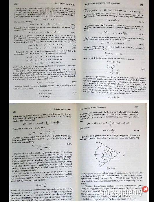 Kurs fizyki Tom 3 Procesy falowe Optyka Fizyka Rok wydania 1974 Pozostałe Chełm sprzedam