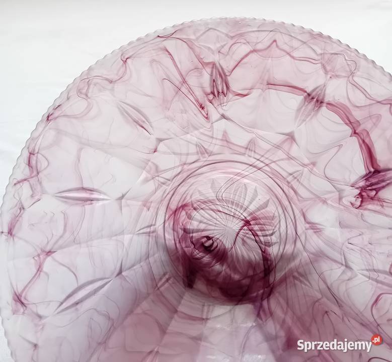Miska art deco szkło prasowane Cloud Glass I Koźminek sprzedam