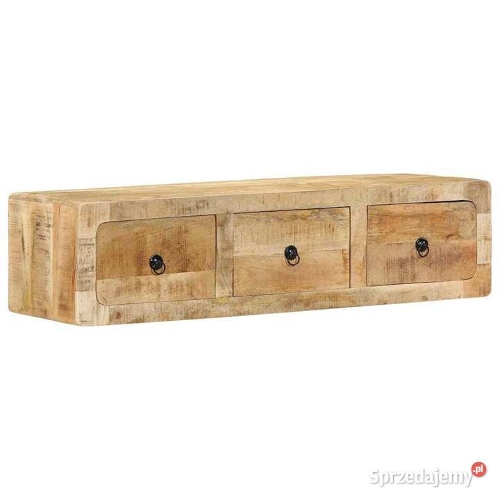 vidaXL Szafka ścienna pod TV 100x32x25 Drewno Warszawa