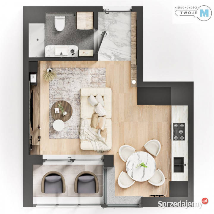 sprzedaży mieszkania Kielce 2624m2 1 pokój