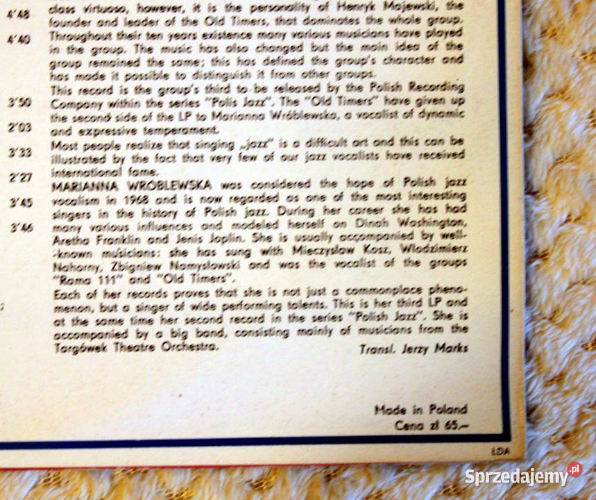 Old Timers Marianna Wróblewska Meeting Płyty i kasety Szczecin sprzedam