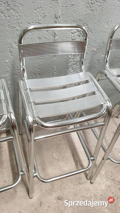 Hokery aluminiowe zestaw 4 Kamień Pomorski