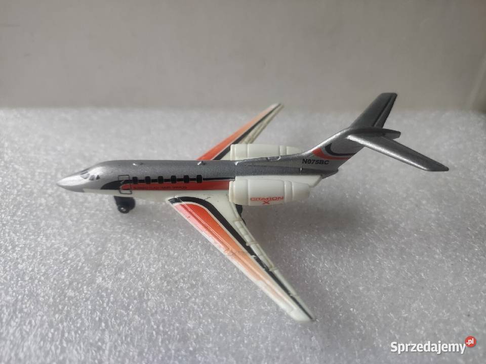 Matchbox metal Cessna Citation X 2007 małopolskie Kraków