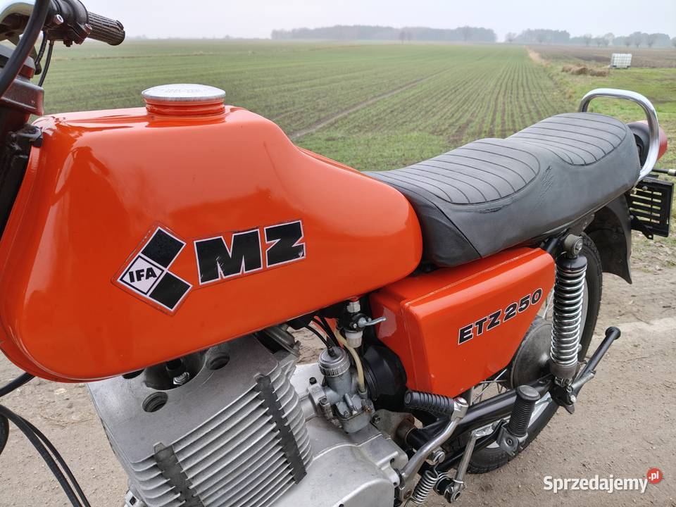 MZ ETZ 250 1985r z dokumentami motocykl MZ ETZ wielkopolskie
