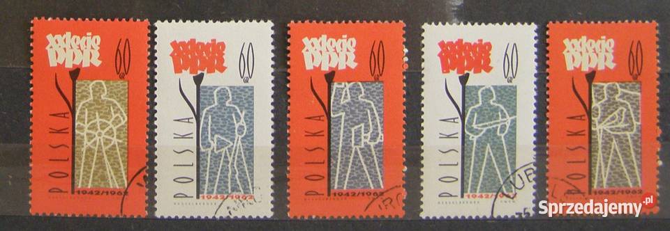 Znaczki pocztowe Polska Zestaw 124 Łódź