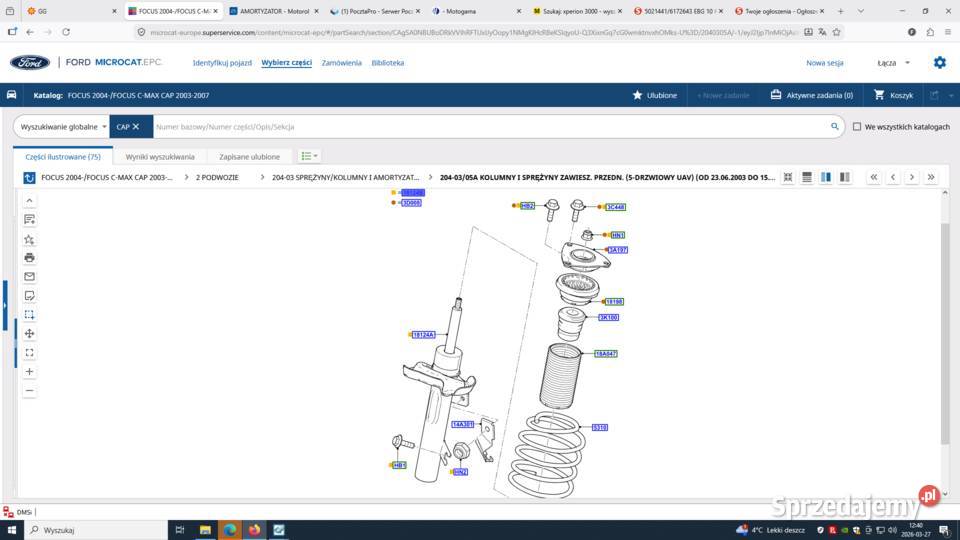 1325960 1619274 3M51 18K001 CCM Amortyzator Kraków