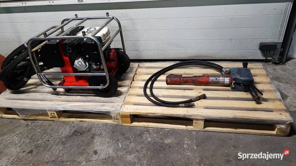 Młot hydrauliczny Atlas Copco agregat Sucha Beskidzka