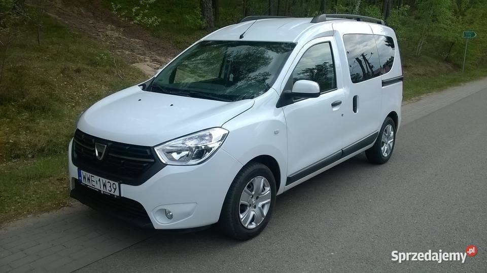 Dacia Dokker 16 GAZ LPG Salon polska 5osobowy poduszka powietrzna