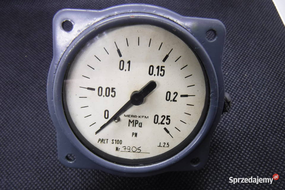 Manometr 0 025 MPa Mera KFM kabinowy ciśnienia Produkcja