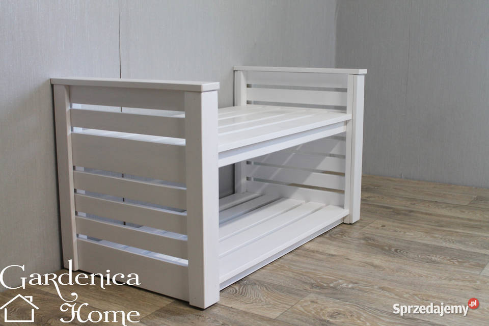 Ławka regał na obuwie dwie półki siedzisko 48cm sprzedam