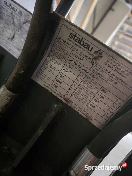 Widły do wózka Widłowego Widły Teleskopowe 2019 Nowe Brzesko