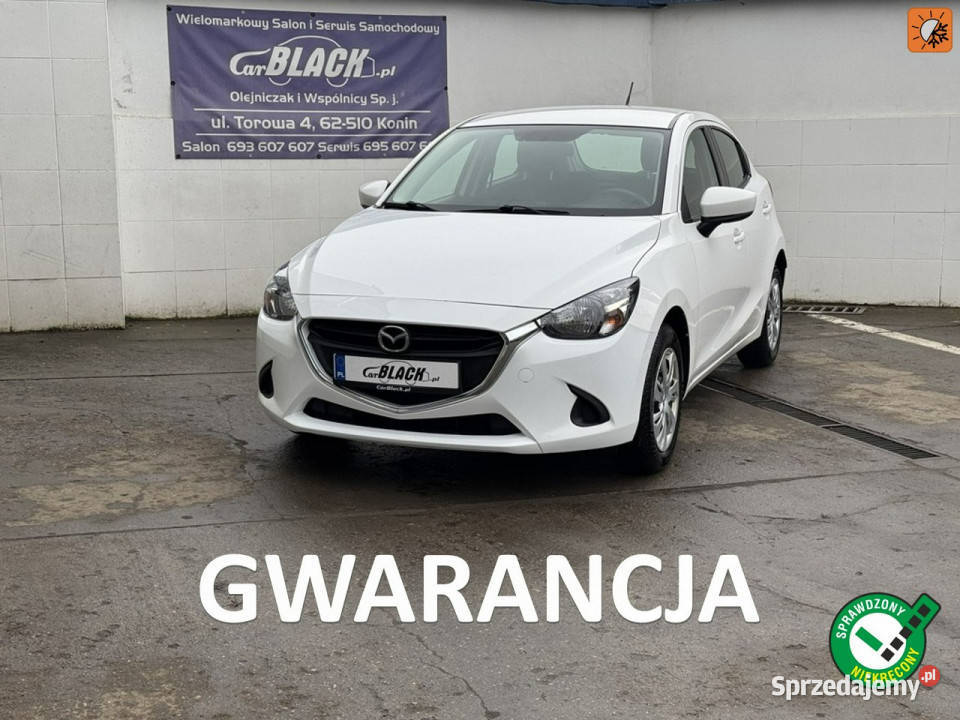 Mazda 2 Pisemna Gwarancja 12 miesięcy III 2015 wielkopolskie Konin
