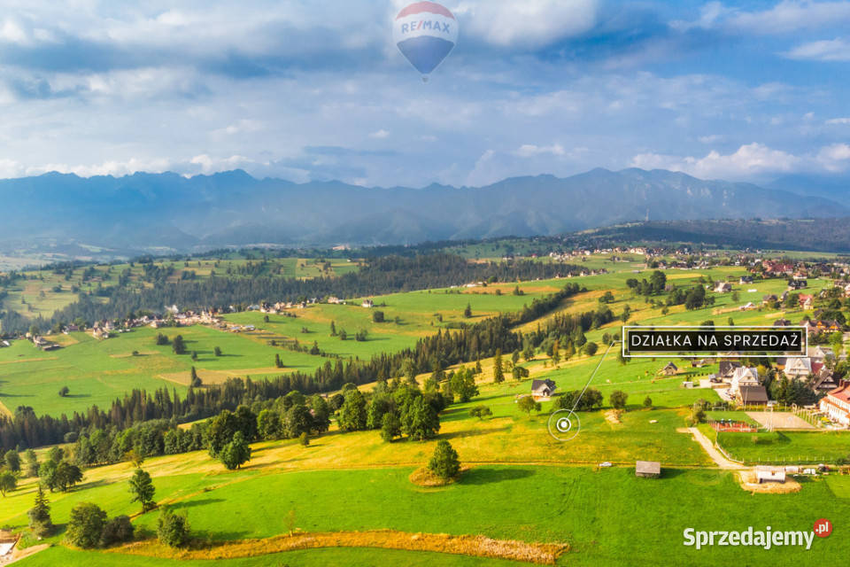 DZIAŁKA BUDOWLANA SIEROCKIE WIDOK NA TATRY