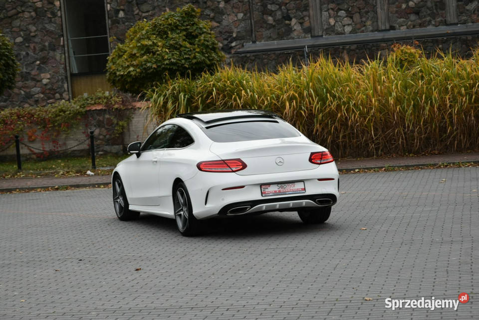 Mercedes C 200 C200 Coupe 2023r Polski SALON AMG łopatki zmiany biegów