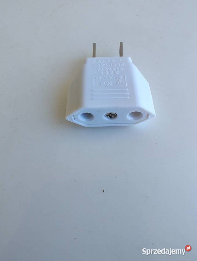 Adapter przejściówka z wtyka USA na wtyk polski Olecko sprzedam