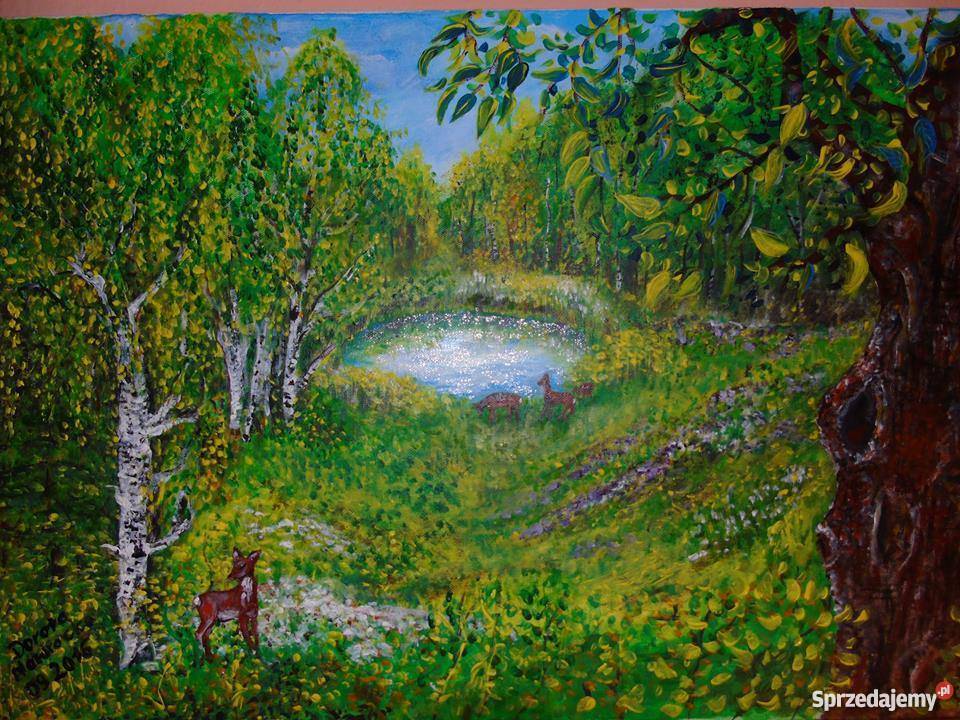 Obrazy ręcznie malowane Elbląg