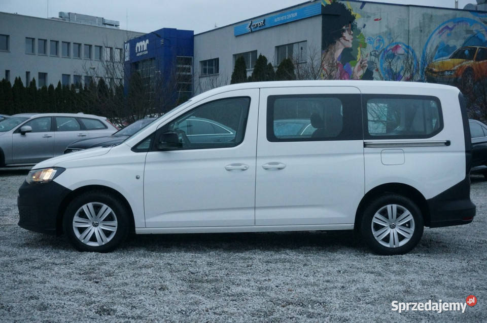 Volkswagen Caddy 20 TDI 122 MAXI 7 os Salon czujnik parkowania Poznań