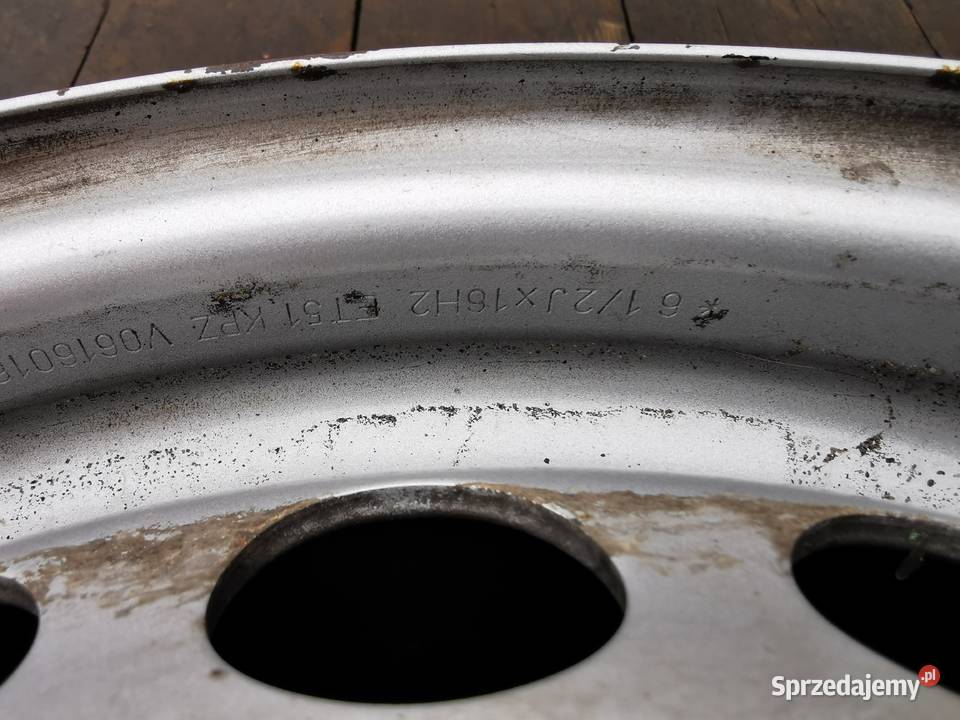 Felga stalowa 16 5x120 et51 VW T5 T6 TRANSPORTER kujawsko-pomorskie Lubicz Górny