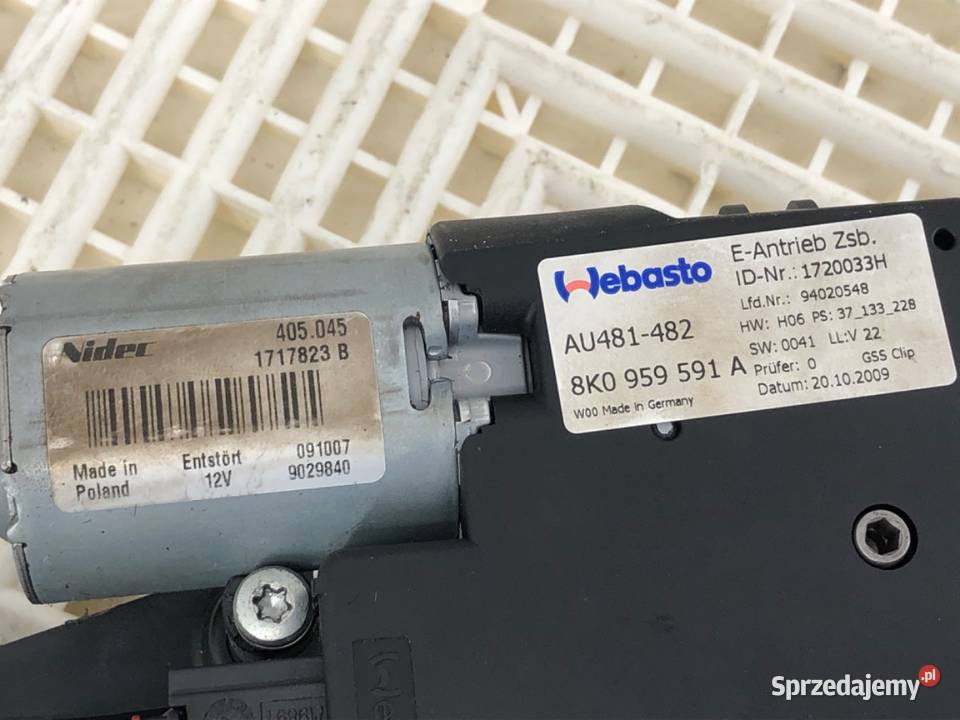 SZYBERDACH AUDI A4 B8 SedanLimuzyna 0715