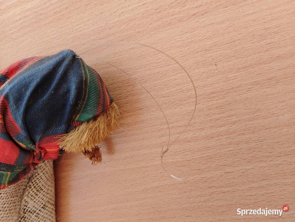 CZAROWNICA na miotle Baba Jaga ludowa lalka ze Poznań