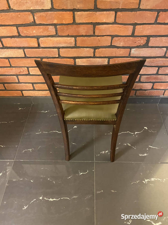 stare dębowe krzesło renowacji Września