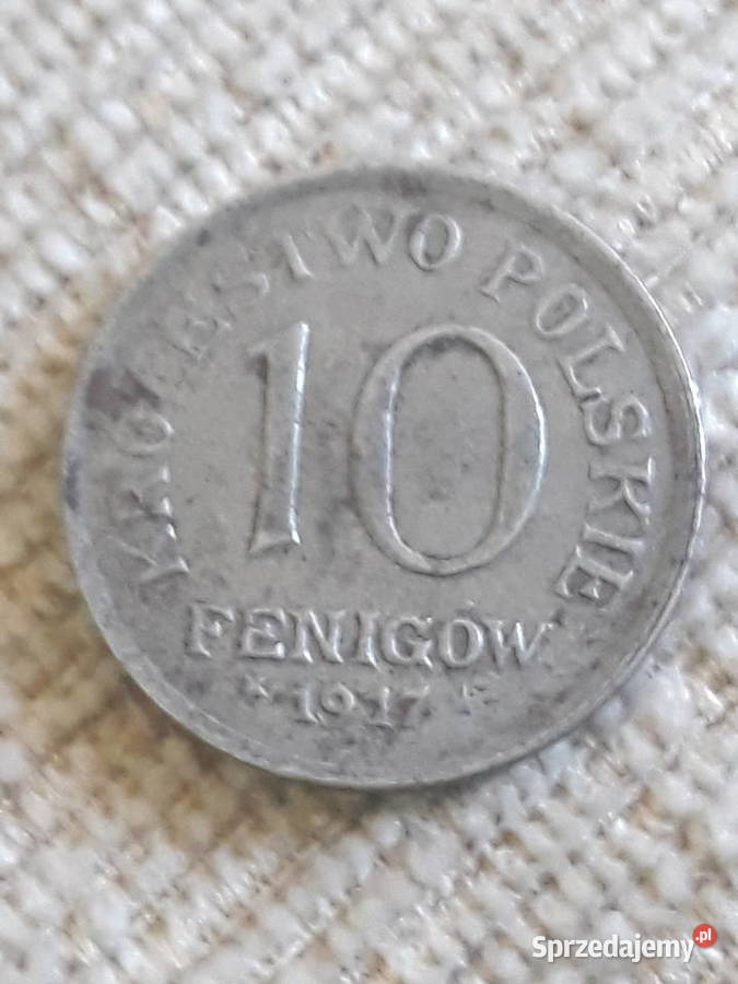 10 Fenigów 1917 r Królestwo Polskie 6 Konin sprzedam