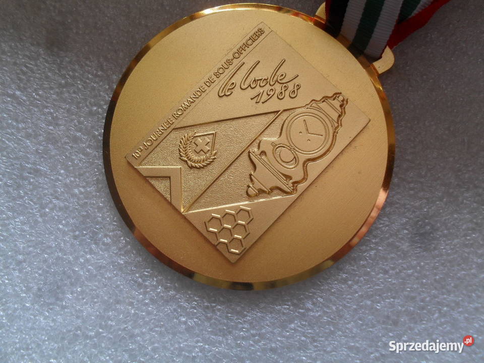 Le Locle Szwajcarski ogromny Złoty medal 1988