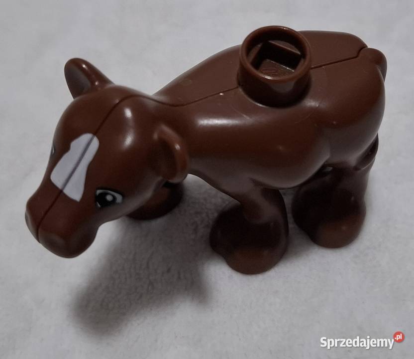 Figurka brązowy cielaczek cielak 6 klocki LEGO Klocki śląskie Czeladź