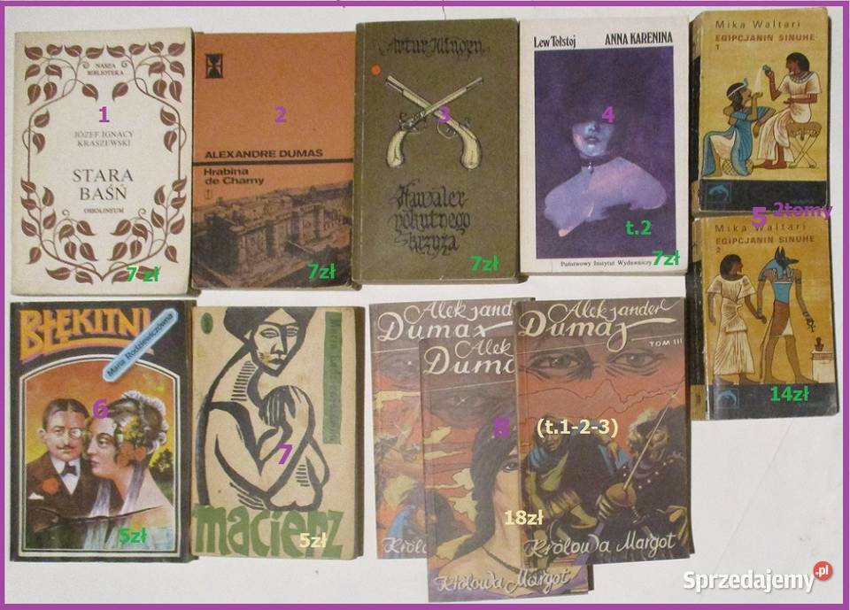 Faraon BPrus Szancer powieść historia Mickiewicz Proza i poezja Kultura i Rozrywka Łódź