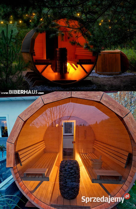 SAUNA Ogrodowa 400 OKNO 100 Beczka 500L małopolskie Nowy Targ