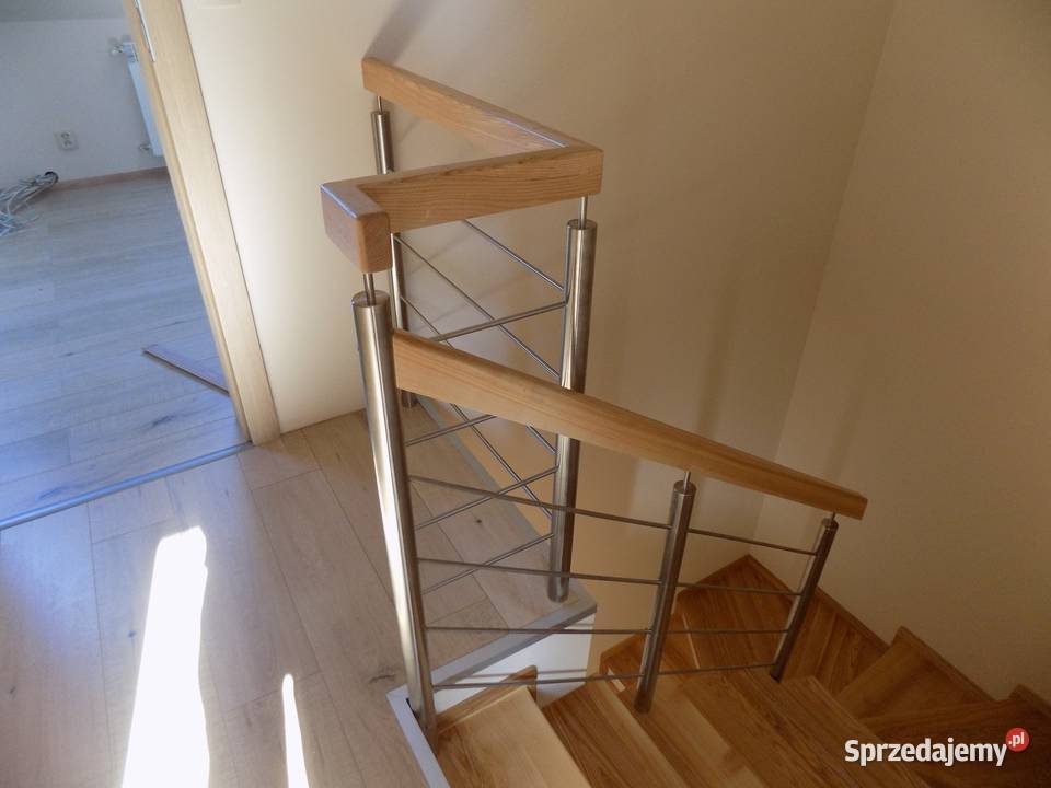 Nowoczesne tradycyjne schody drewniane Toruń sprzedam