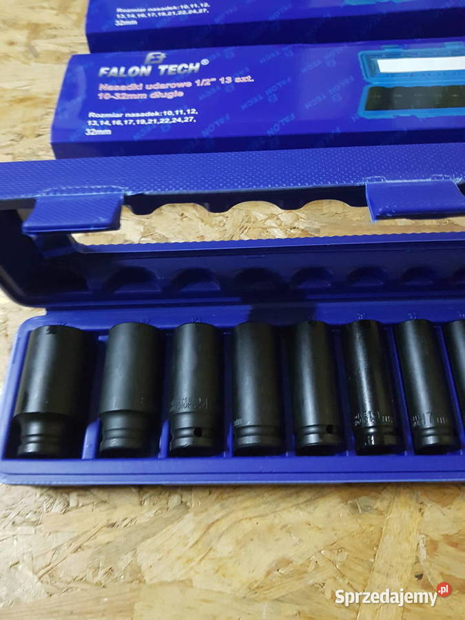 Nasadki udarowe sześciokątne długie 78mm 12 Głogowa